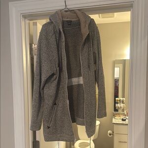 Women's Gray Hooded Jacket